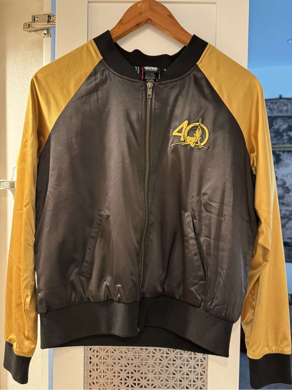 Star Wars Her Universe Black Satin Bomber Jacket